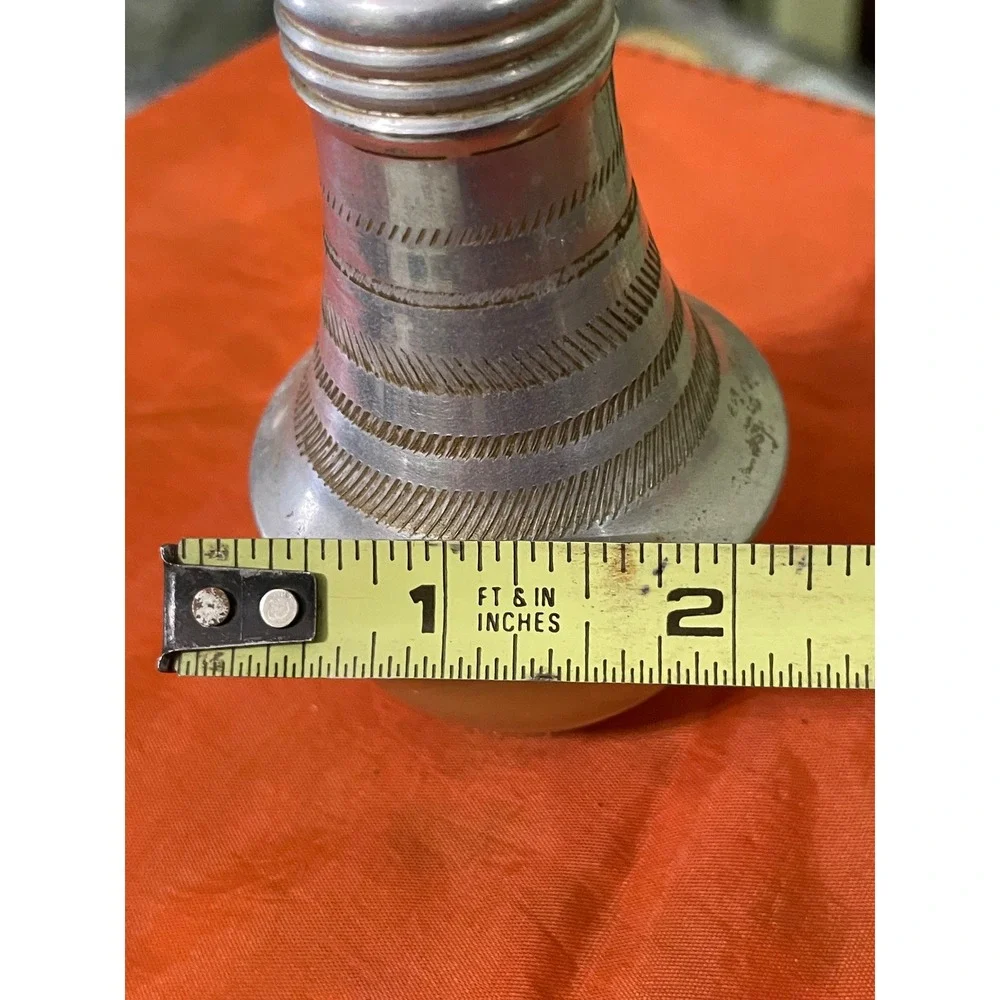Vintage Aluminum Salt and Pepper Shakers‎ Set Ornate Retro Kitchen Decor